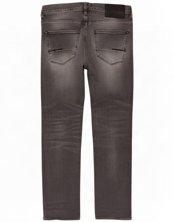 Meltin' Pot Mens Martin Slim Jeans W34 L34 Grey Cotton