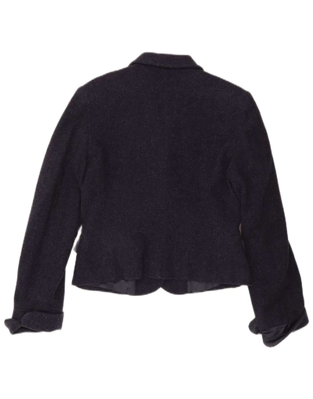 MAX & CO. Dame 3-knaps blazerjakke IT 46 Stor marineblå uld