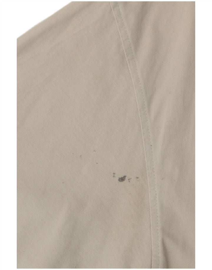 Fila Herre T-Shirt Top XL Beige Bomuld