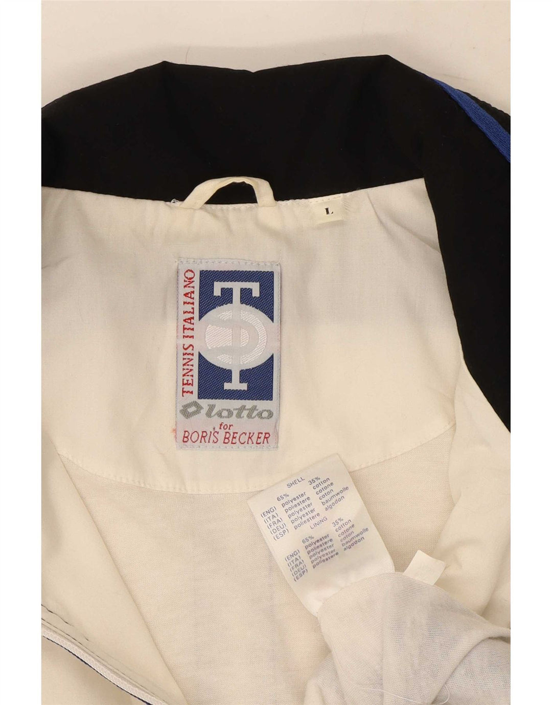 Lotto Herre træningsdragt Topjakke Stor Hvid Colourblock Polyester