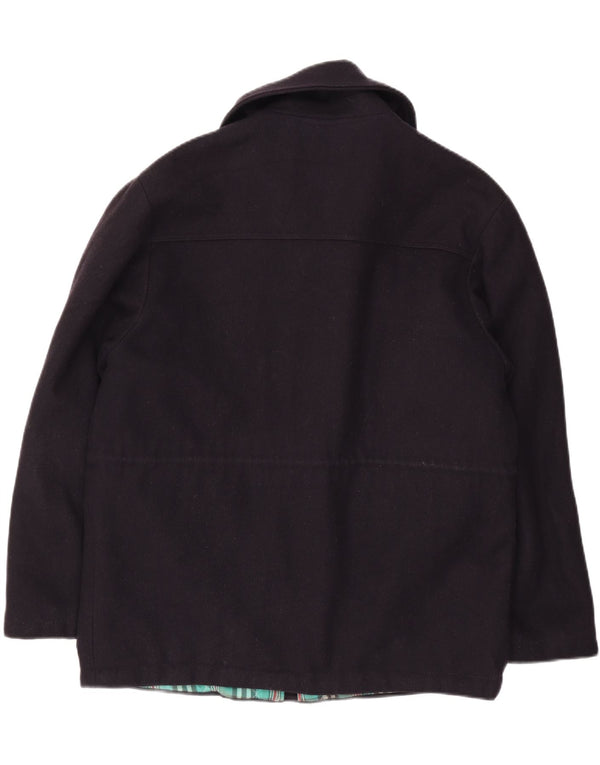 Vintage Herre Utility Jacket UK 38 Medium Navy Blue