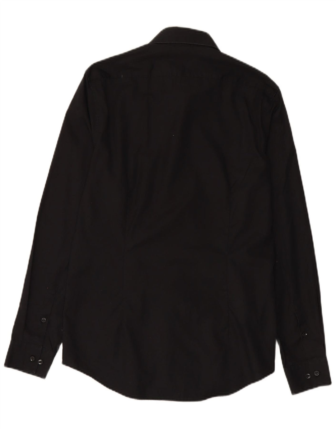 CALVIN KLEIN Mens Fitted Shirt Size 38 15 Medium Black