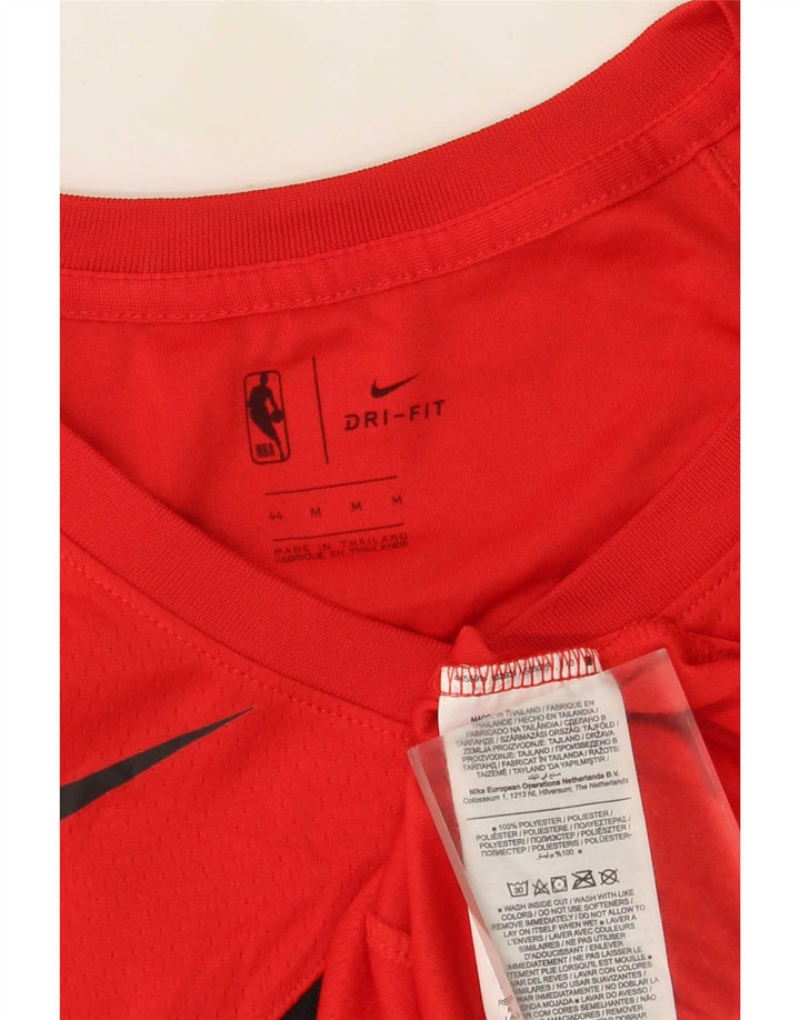 Nike Herre Toronto Raptors Grafisk Vest Top Medium Rød Colourblock Polyester