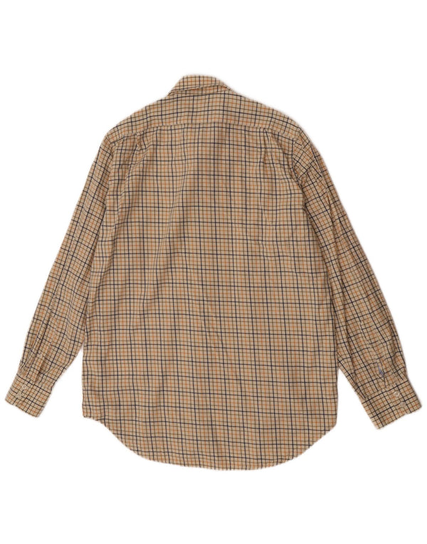 Musto herreskjorte str. 16 Large Beige ternet bomuld