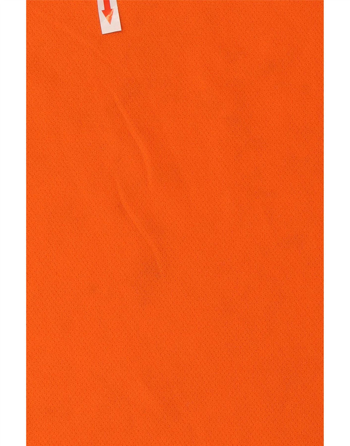 Puma Boys T-Shirt Top 11-12 år Orange Colourblock Polyester