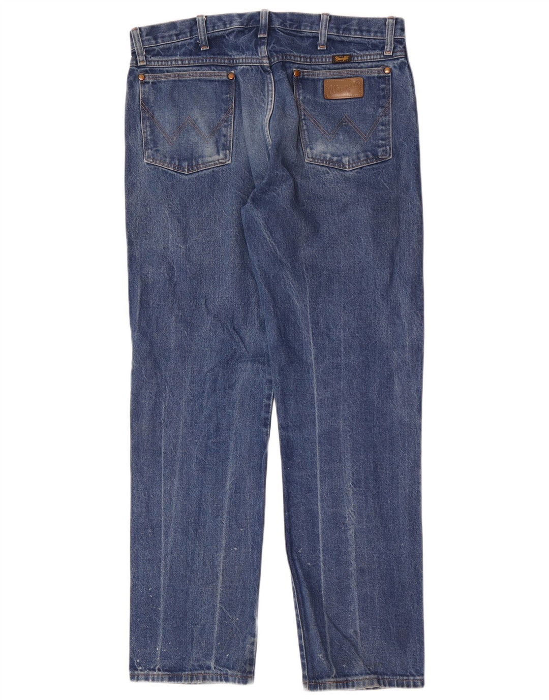 Wrangler Straight Jeans til mænd W36 L32 blå bomuld
