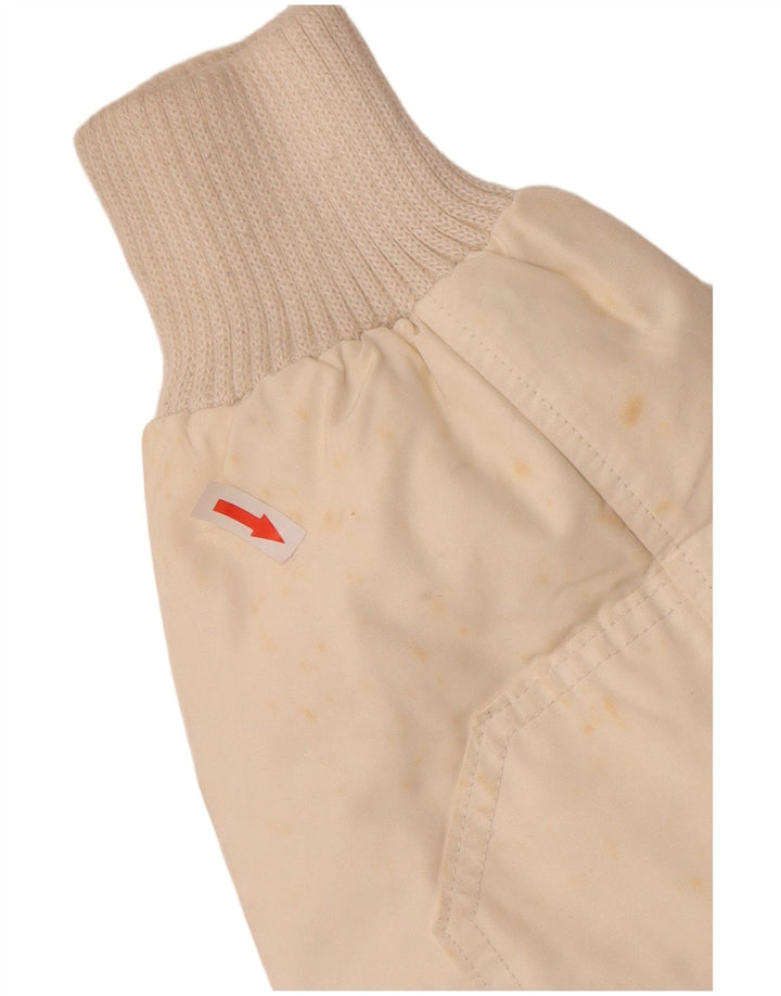 Woolrich Herre hættepolstret jakke UK 40 Large Off White Bomuld