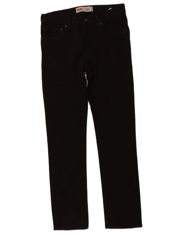 LEVI'S Girls 510 Skinny Jeans 15-16 år W28 L28 Sort bomuld