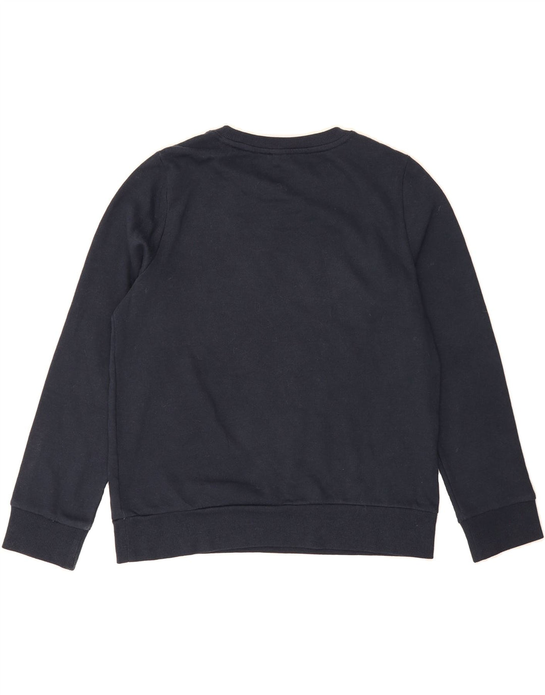 TOMMY HILFIGER Womens Sweatshirt Jumper UK 14 Medium Navy Blue Cotton Vintage Tommy Hilfiger and Second-Hand Tommy Hilfiger from Messina Hembry 