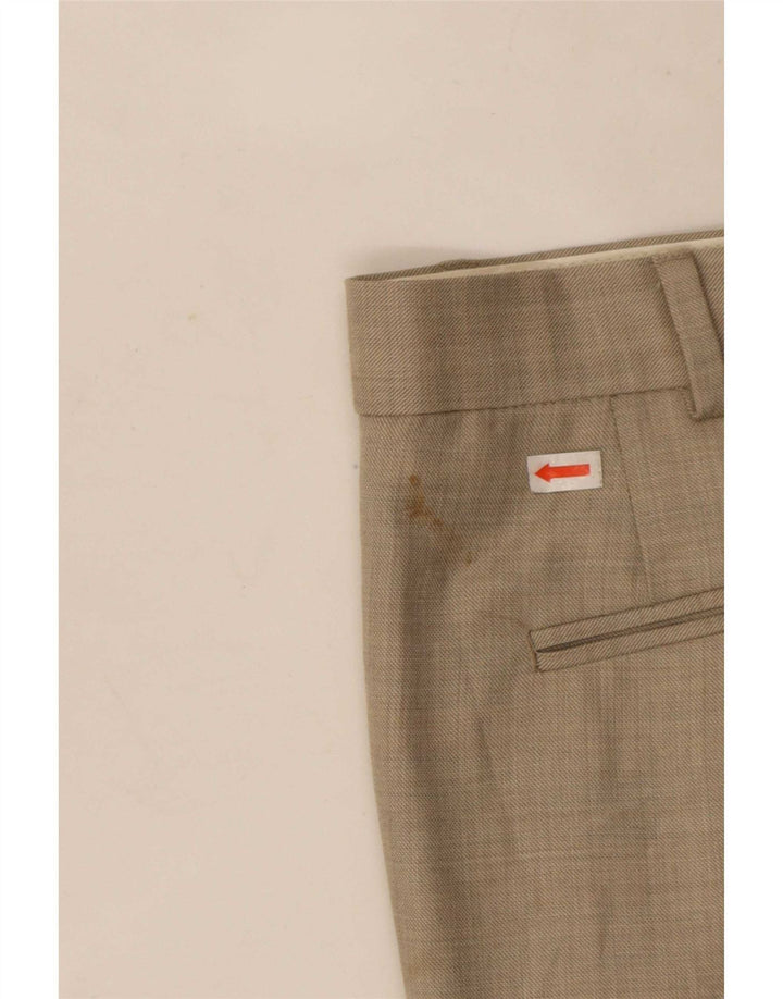 Marks & Spencer Herre Autograph Straight Suit Bukser W42 L33 Beige