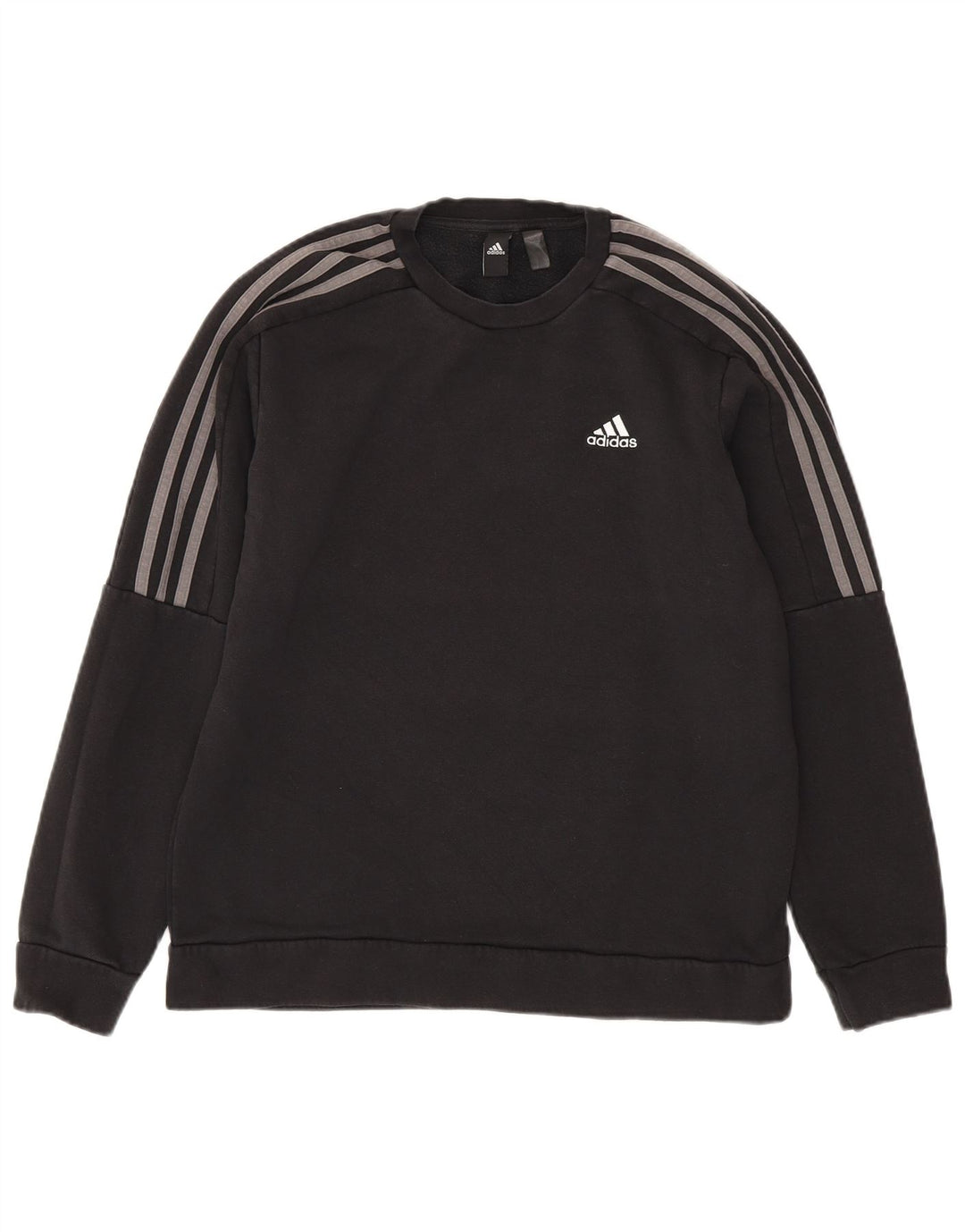 Adidas Sweatshirt Jumper Medium Sort bomuld til mænd