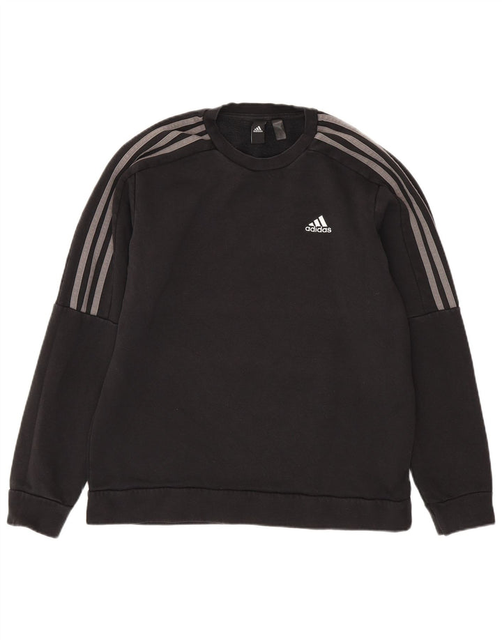 Adidas Sweatshirt Jumper Medium Sort bomuld til mænd