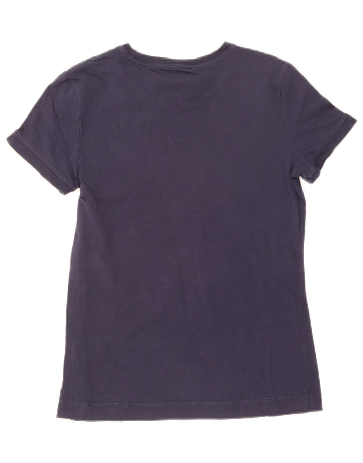 Guess T-shirt top til kvinder UK 12 Medium Navy Blue