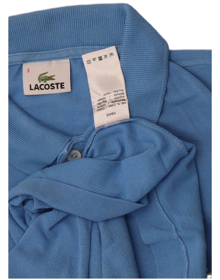 Lacoste herre poloskjorte str. 3 Lille blå bomuld