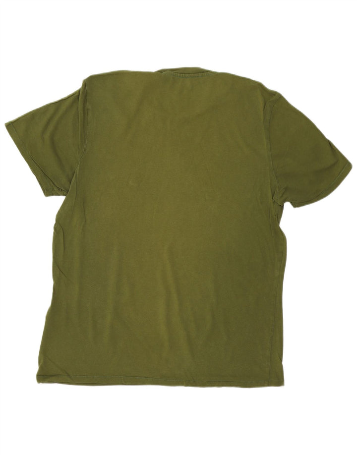 Levi's Herre grafisk T-shirt Top Stor grøn bomuld