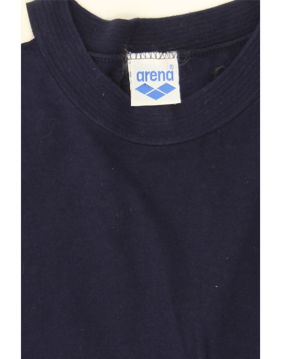 Arena Herre grafisk T-shirt Top Small Navy Blue Colourblock