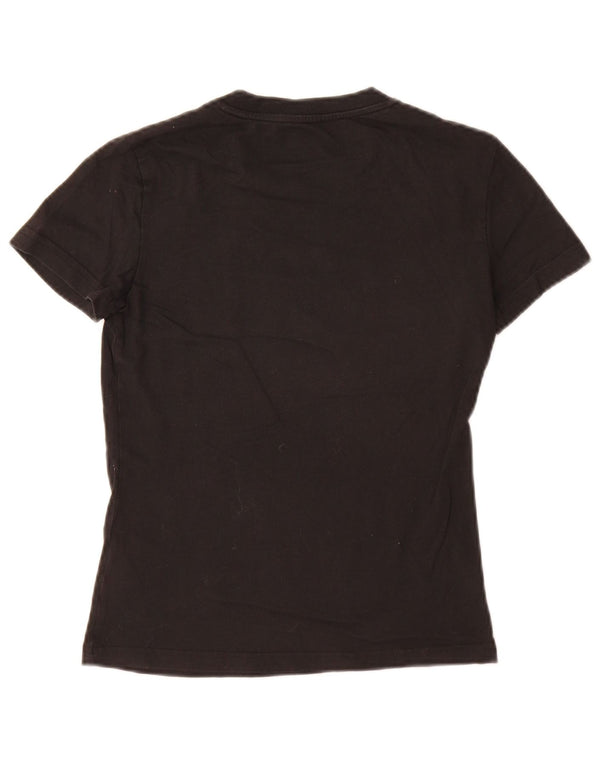 Adidas Terrex grafisk T-shirt top til kvinder 4/6 XS sort bomuld