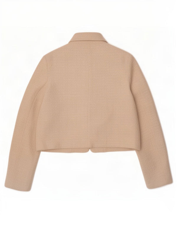 Zara Bolero-jakke til kvinder UK 10 Small Off White Bomuld