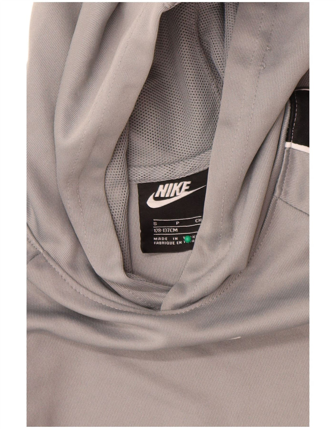 Nike drenge grafisk hættetrøje 8-9 år Small Grey Colourblock Polyester