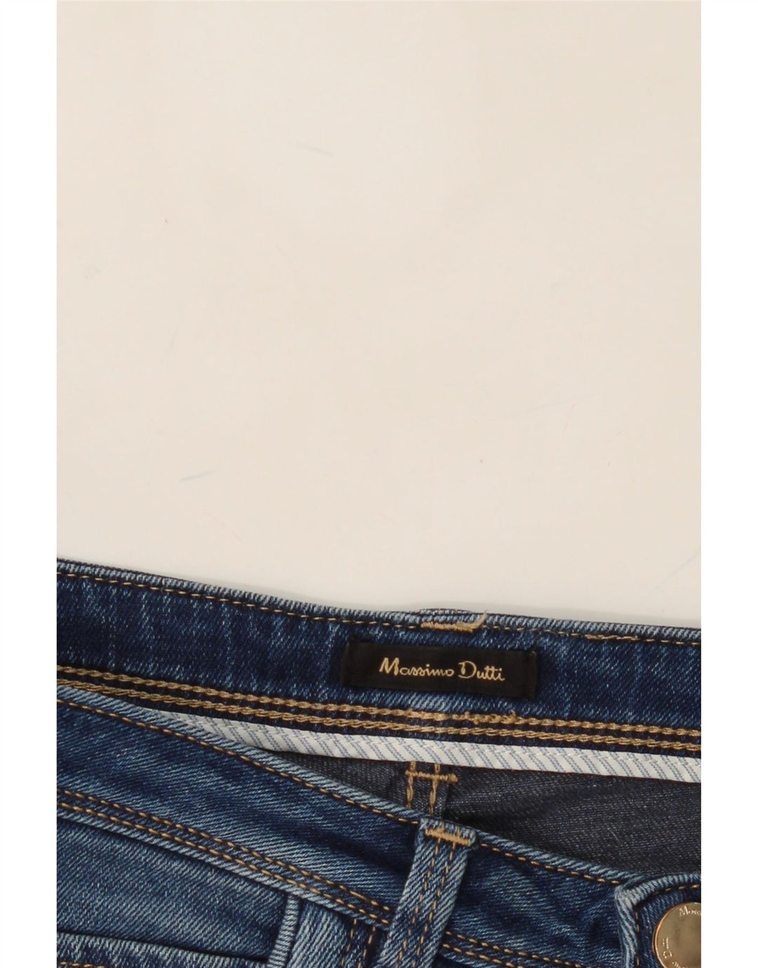 MASSIMO DUTTI Womens Crop Slim Jeans EU 34 XS W25 L25 Blue Vintage Massimo Dutti and Second-Hand Massimo Dutti from Messina Hembry 
