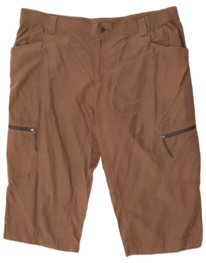 Columbia Herre Titanium Cargo Shorts XL W40 Brun Bomuld