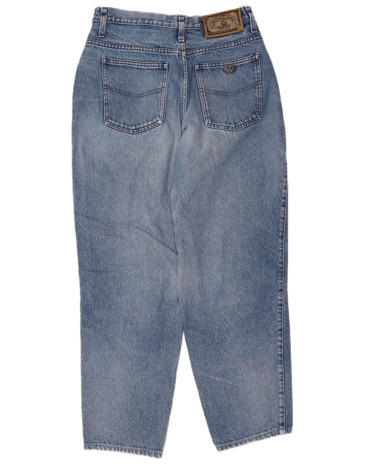 ARMANI Mens Tapered Jeans W32 L28  Blue Cotton