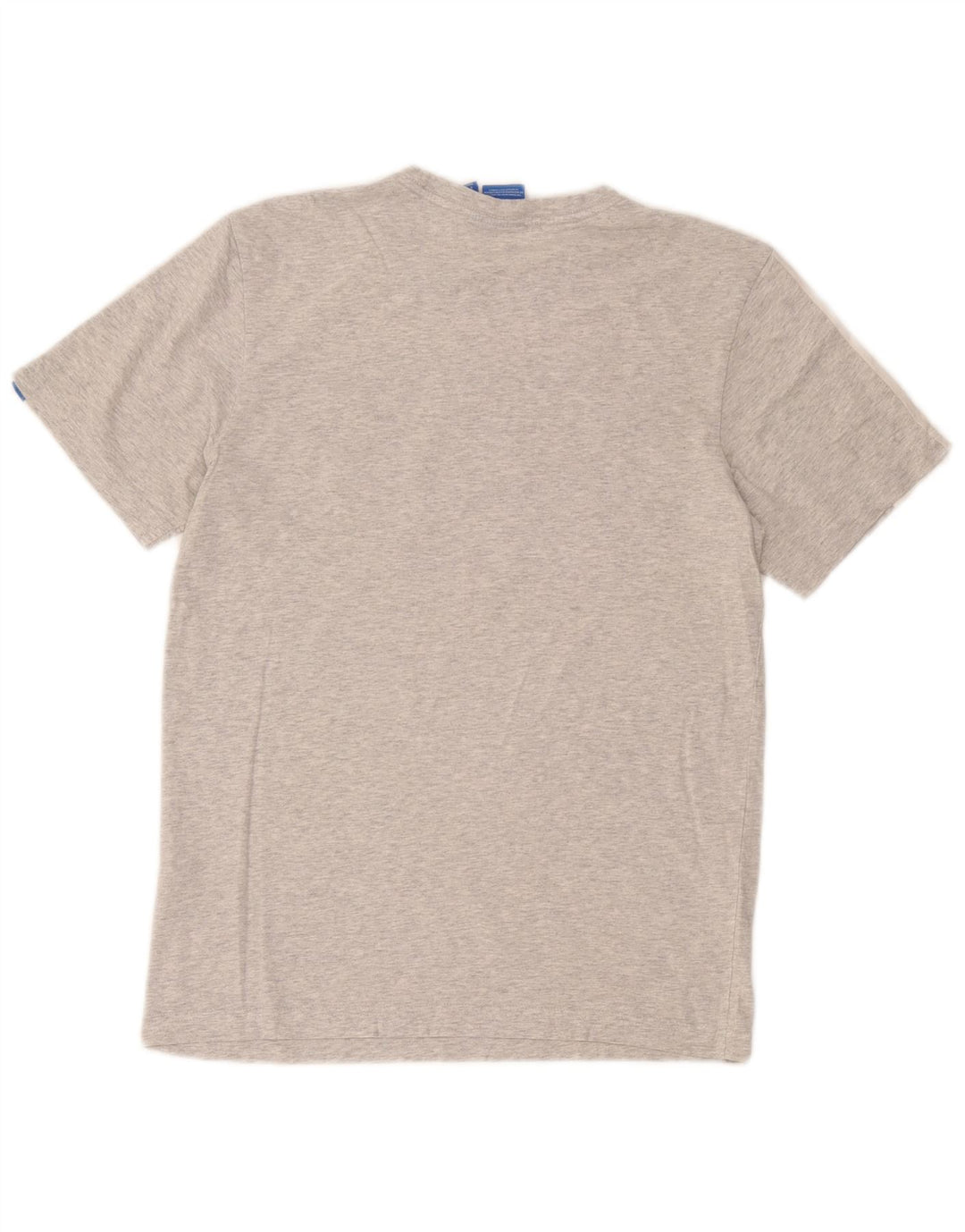Adidas Herre Grafisk T-Shirt Top Lille Grå Colourblock Bomuld