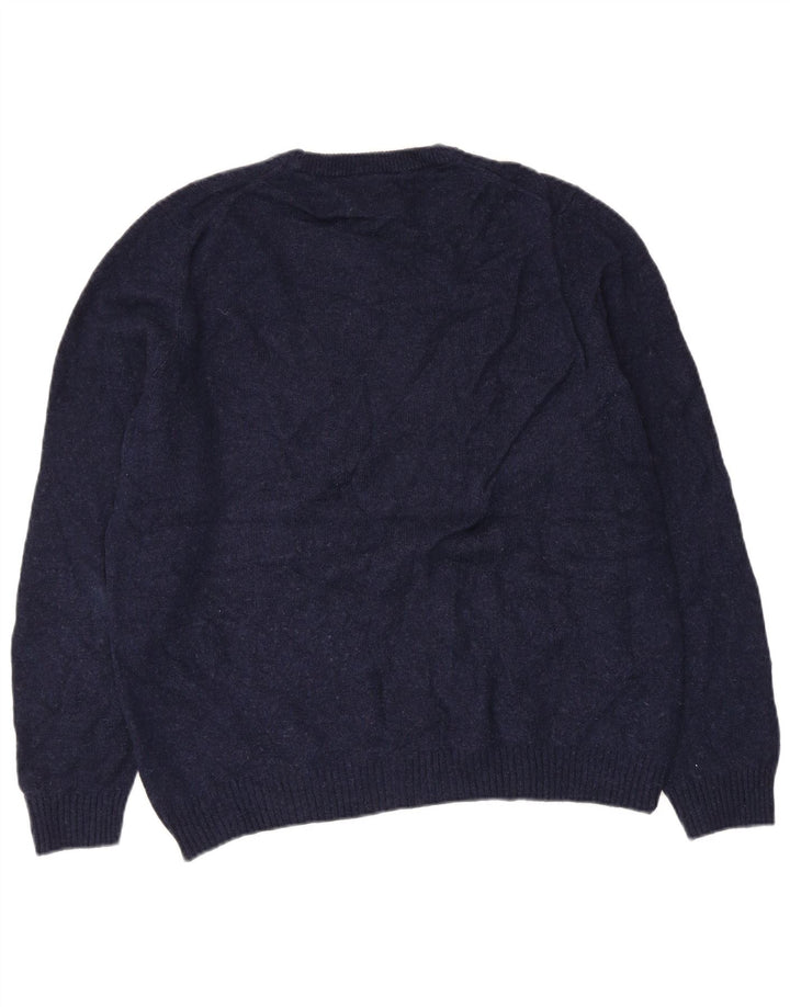 John Lewis Dame sweater med rund hals DK 16 Stor marineblå uld