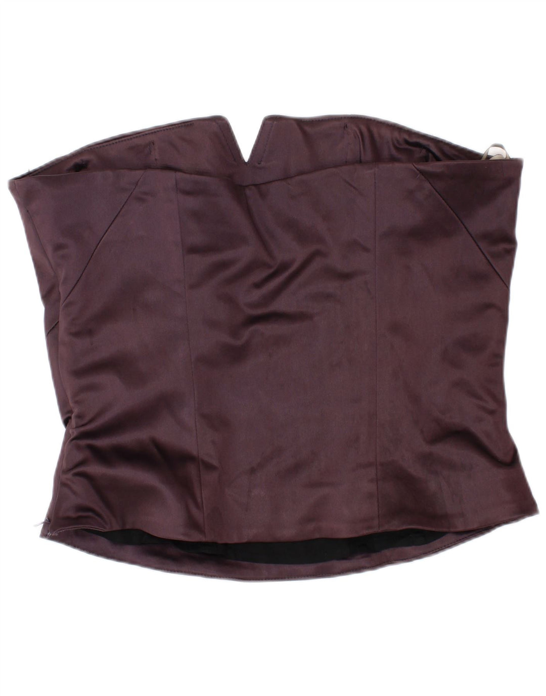 COAST Womens Corset Top UK 12 Medium Purple Acetate