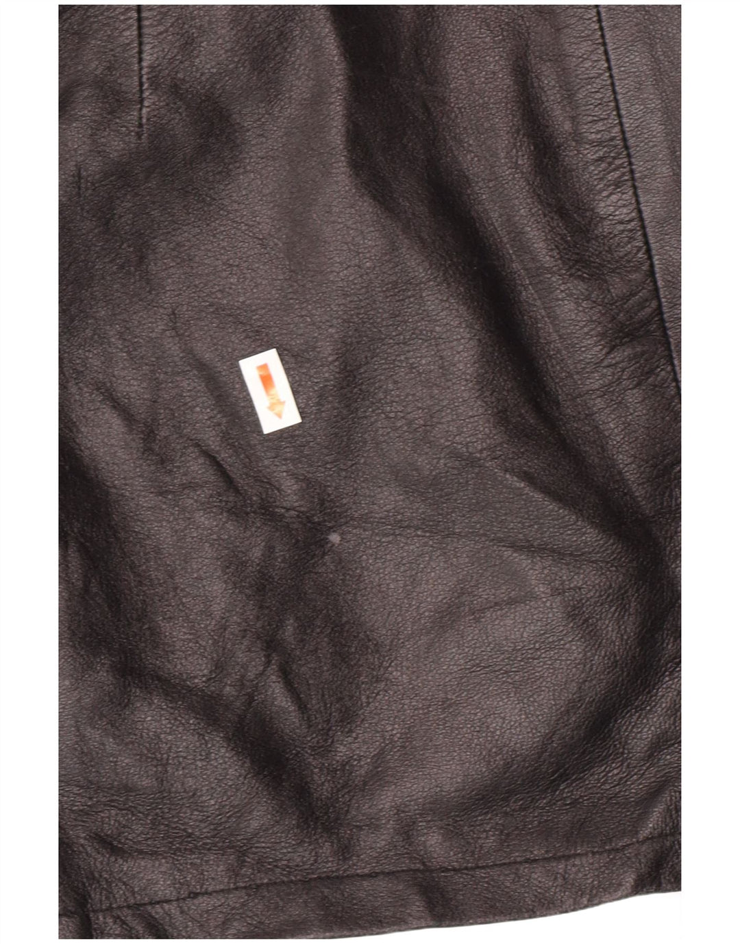 EMBASSY Dame højtaljet lædernederdel IT 46 Large W26 sort læder