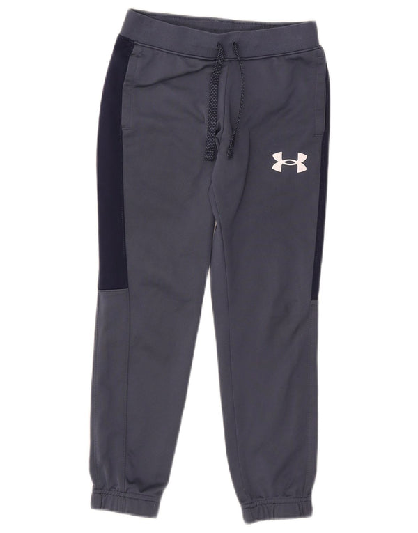 Under Armour Boys Træningsdragt Bukser Joggers 7-8 år Small Blue