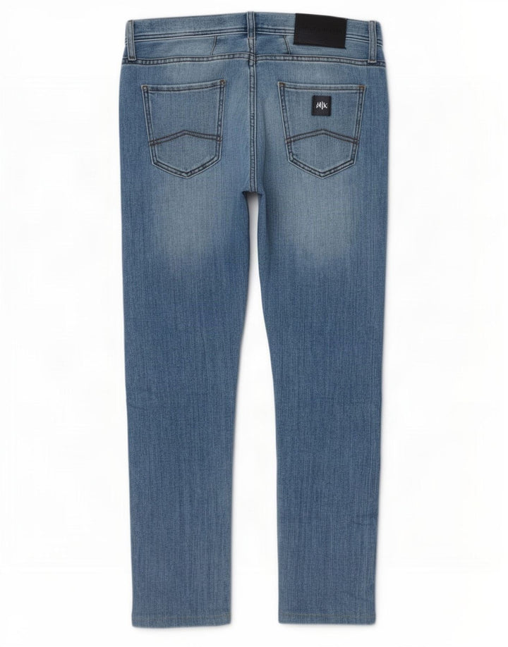 Armani Dame Slim Jeans W30 L29 Blå Bomuld