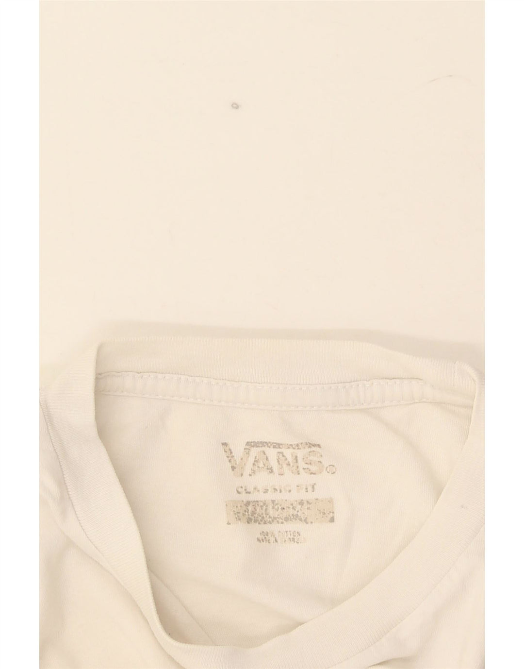 Vans Drenge Grafisk T-Shirt Top 11-12 År Hvid