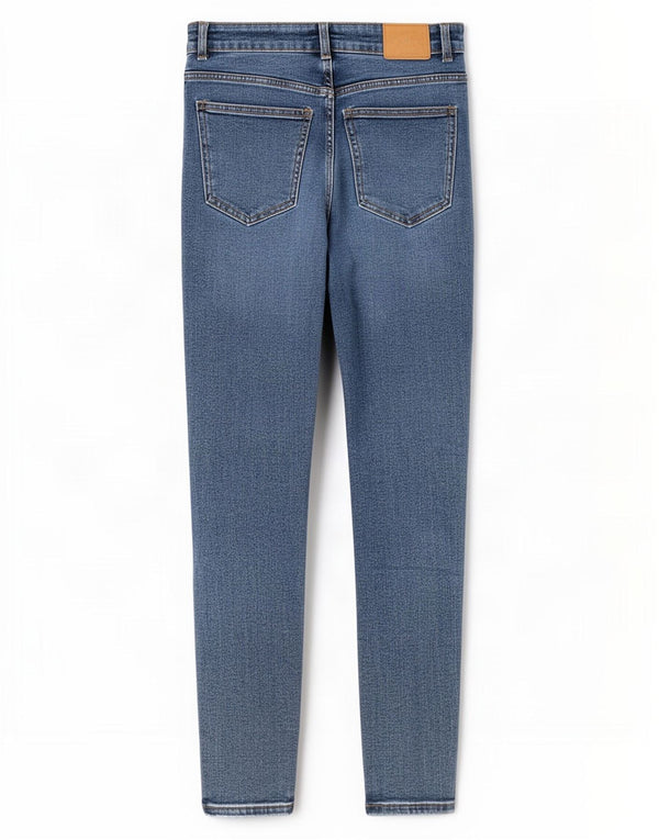 Zara Dame Skinny Jeans EU 42 Large W32 L28 Blå Bomuld