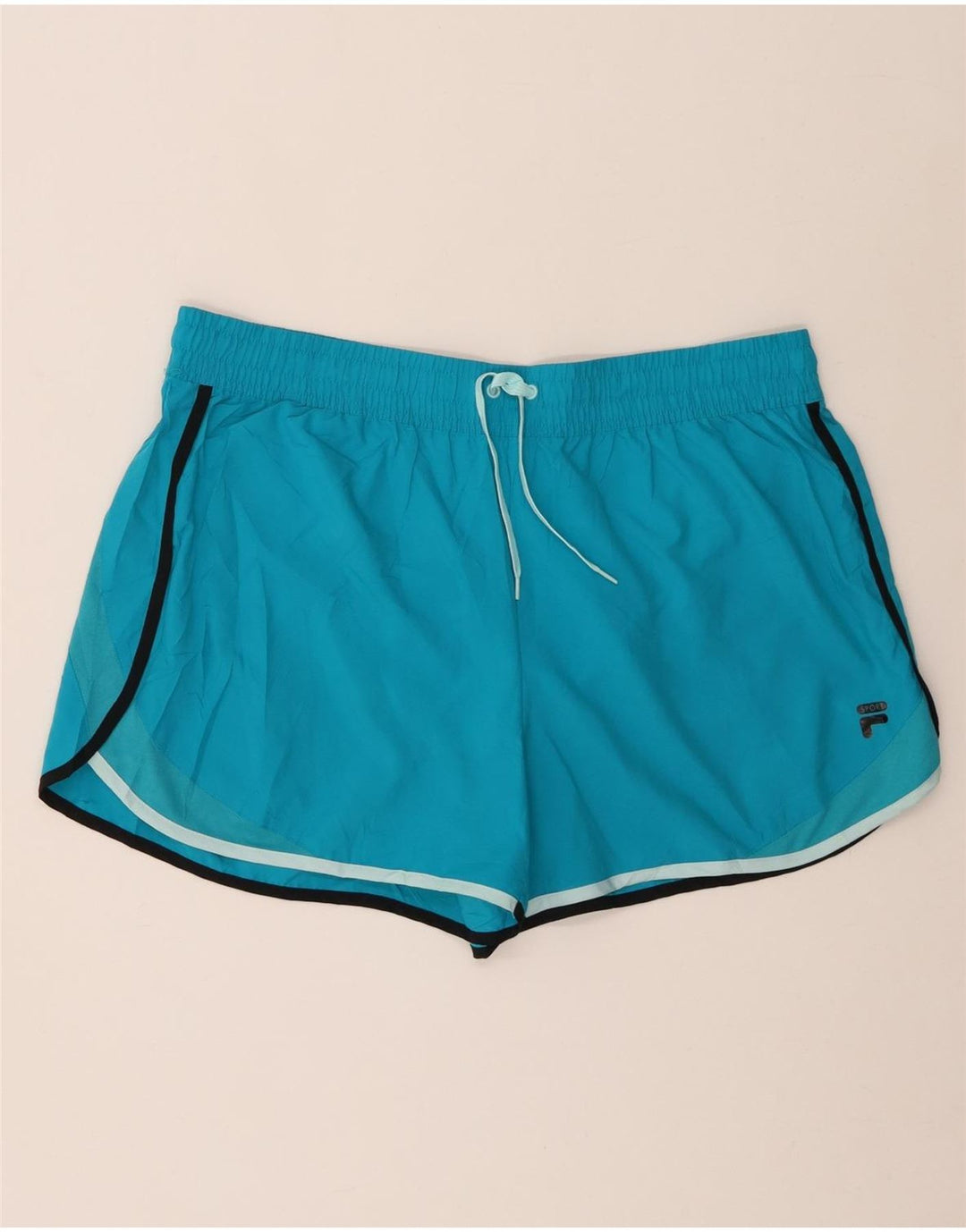Fila sportsshorts til kvinder UK 18 XL blå polyester