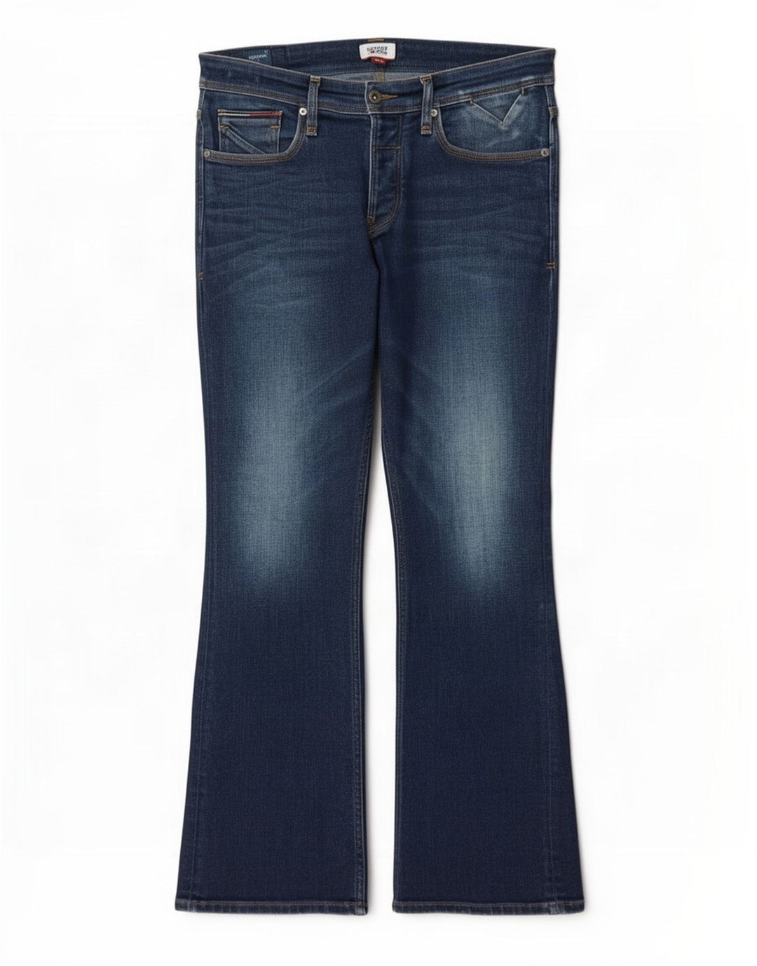 Tommy Hilfiger Herre Bootcut Jeans W32 L32 Blå Bomuld