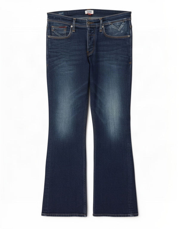 Tommy Hilfiger Herre Bootcut Jeans W32 L32 Blå Bomuld