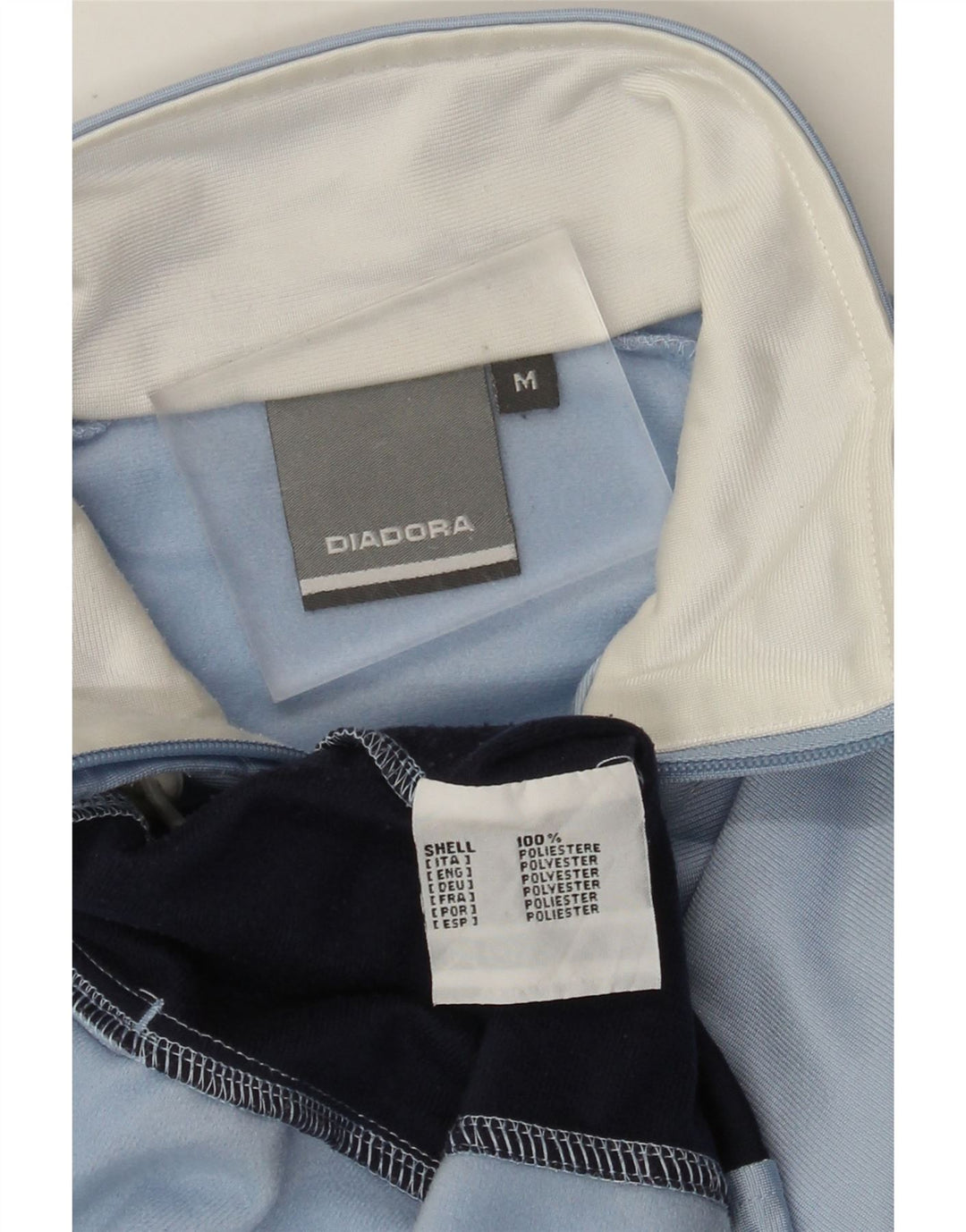 Diadora træningsdragt topjakke til kvinder Medium Blue Colourblock Polyester