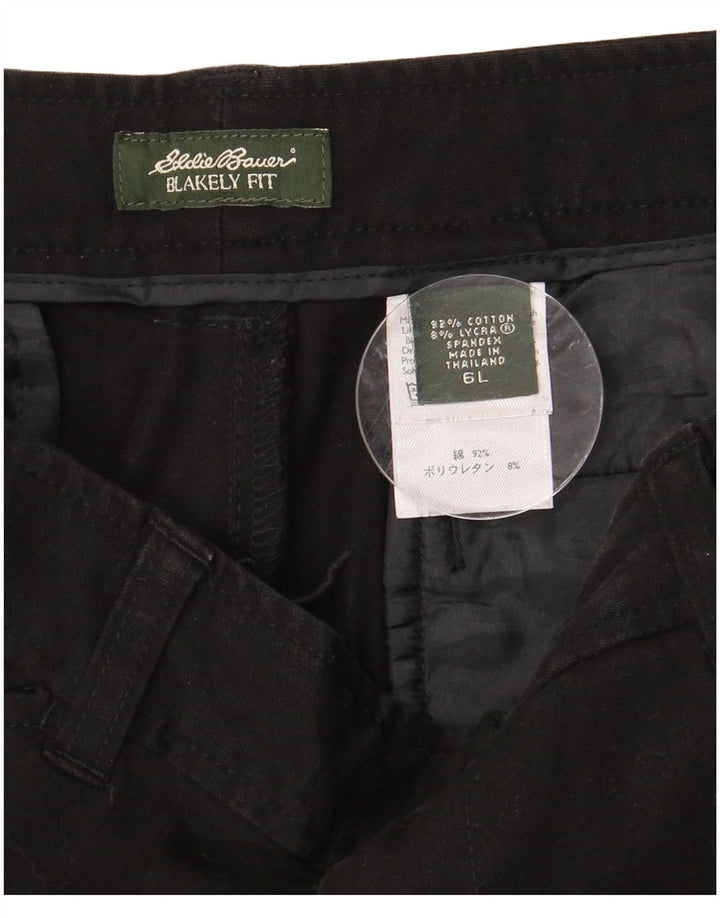 EDDIE BAUER Dame Blakely Fit Casual Bukser US 6 Medium W30 L32 Sort