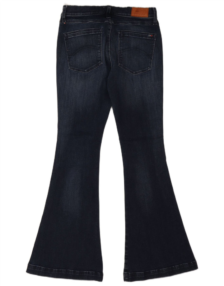 Tommy Hilfiger Dame Flared Jeans W30 L30 Marineblå Bomuld