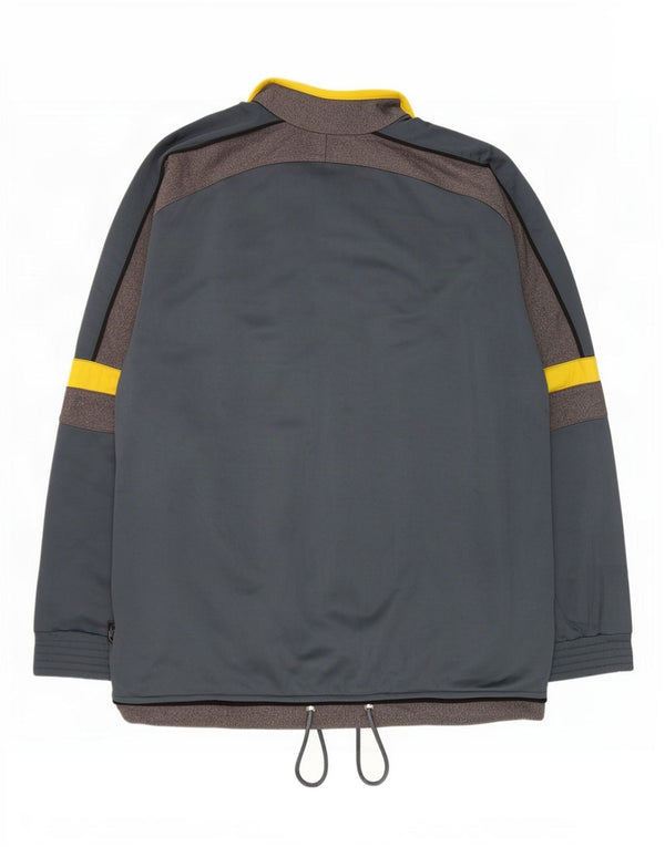 Brugi Herre grafisk træningsdragt Topjakke XL Grå Colourblock Polyester