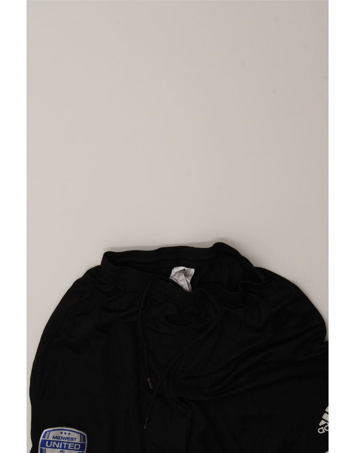 ADIDAS Boys Sport Shorts 10-11 Years Small  Black Polyester Vintage Adidas and Second-Hand Adidas from Messina Hembry 