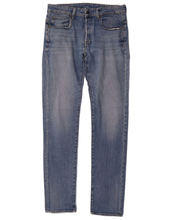 G-Star Herre 3301 Slim Jeans W32 L34 Blå