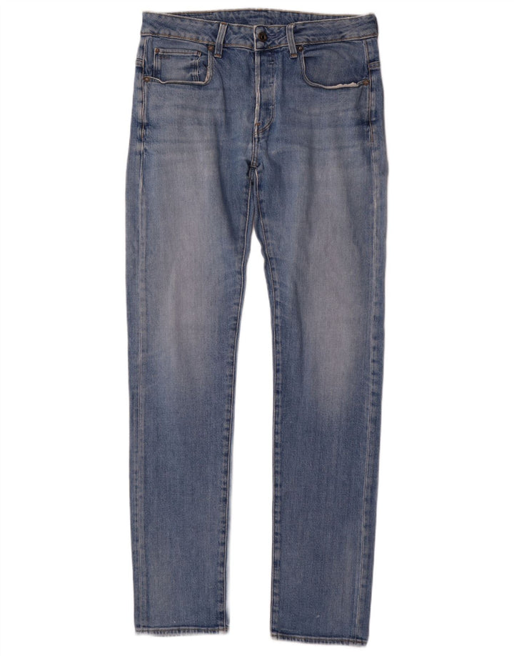 G-Star Herre 3301 Slim Jeans W32 L34 Blå