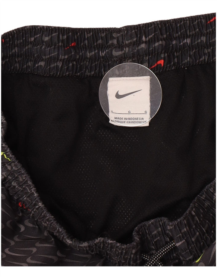 Nike grafiske badeshorts til mænd, store, grå