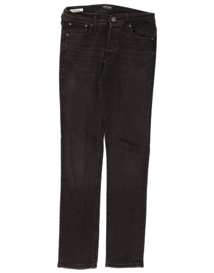 Jack & Jones Herre GLENN Slim Jeans W30 L32 Grå Bomuld
