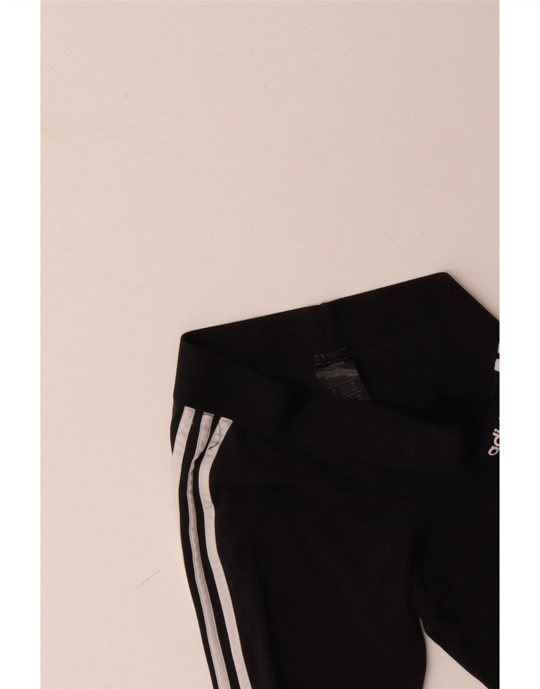 ADIDAS Dame Leggings UK 8/10 Small Black Bomuld