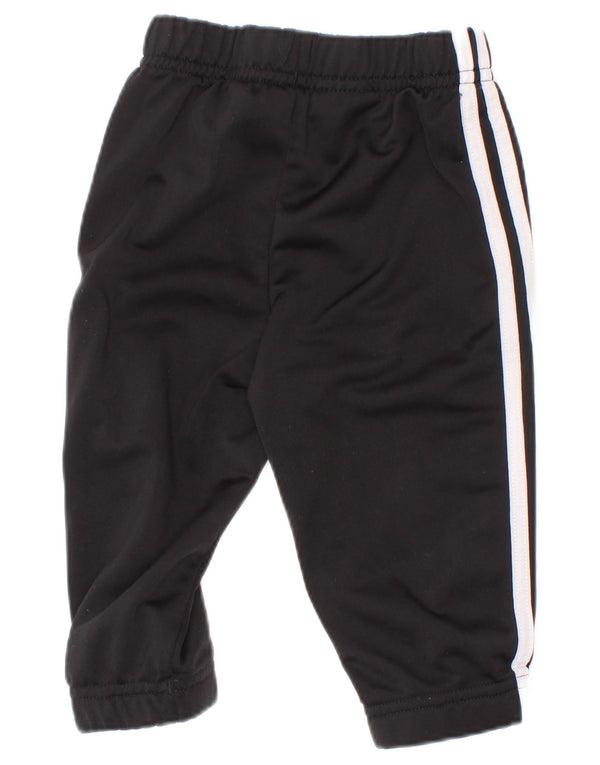 Adidas Baby Boys Joggers Træningsdragt Bukser 6-9 måneder Sort Polyester