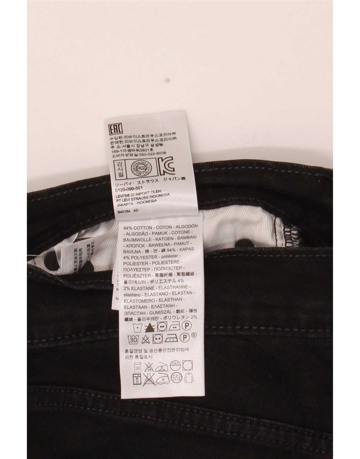 Levi's Herre 511 Slim Jeans W32 L29 Sort Bomuld