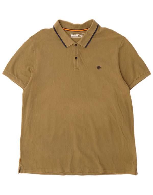 Timberland Herre Slim Fit Polo Shirt 2XL Khaki